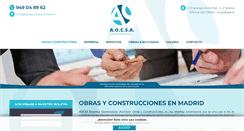 Desktop Screenshot of aocsaconstructora.com